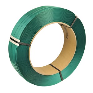 Polyester-Umreifungsband grün geprägt
